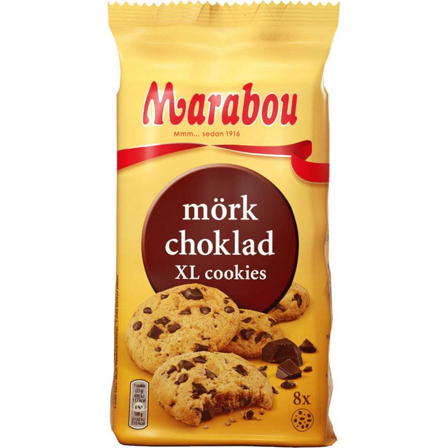 Marabou Mörk Choklad XL Cookies 184g Inhalt: 184g