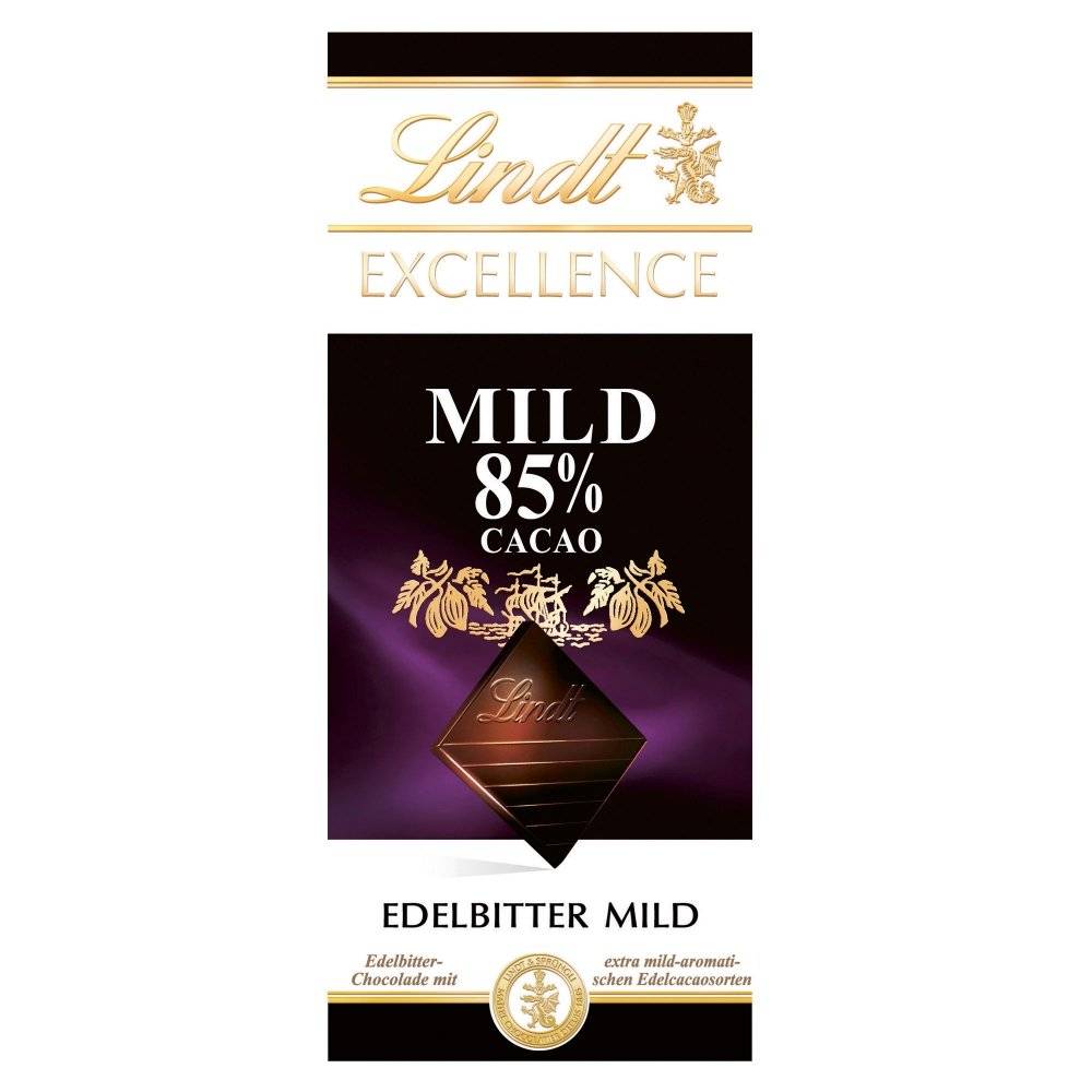 Lindt Excellence Mild 85% 100g Inhalt: 100g