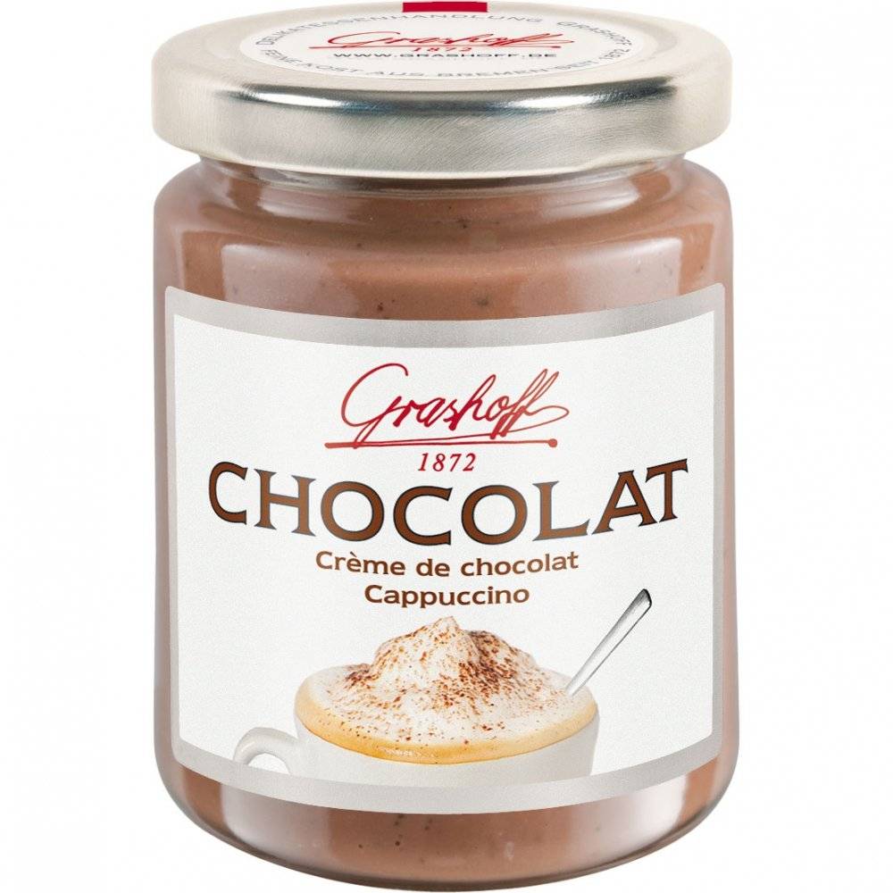 Grashoff Chocolat Crème de chocolat mit Cappuccino 250g Inhalt: 250g