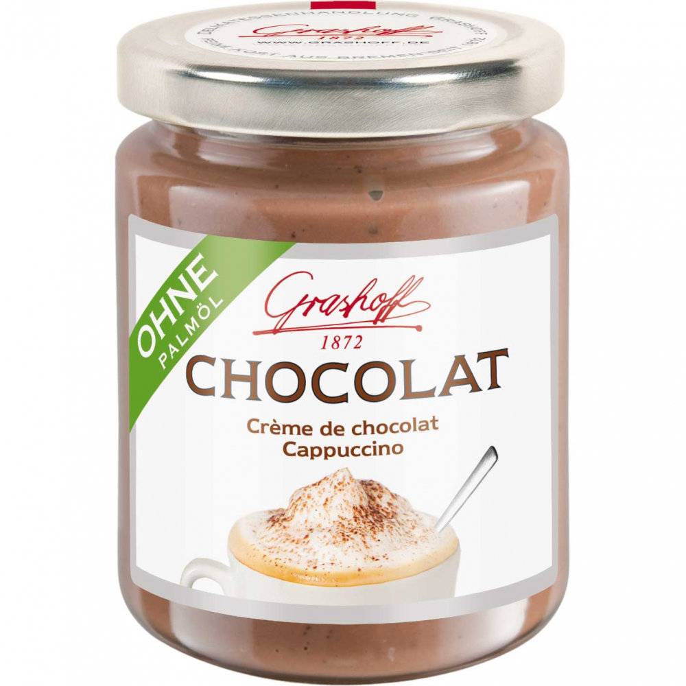 Grashoff Chocolat Crème de chocolat mit Cappuccino 250g Inhalt: 250g