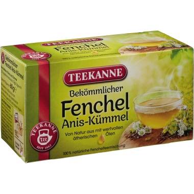 Teekanne Fenchel Anis-Kümmel 20er Inhalt: 60g