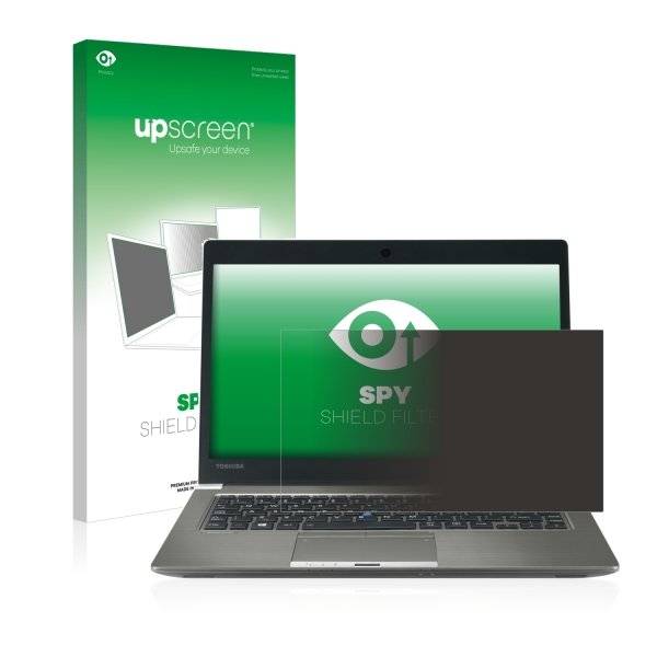 upscreen Spy Shield Filter Premium Blickschutzfilter für Toshiba Portege Z30 Serie