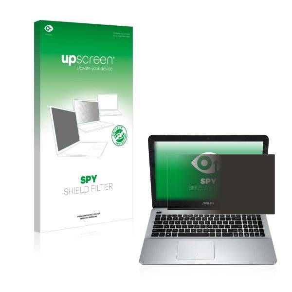 upscreen Spy Shield Filter Premium Blickschutzfilter für Asus X555L