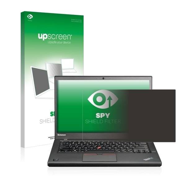 upscreen Spy Shield Filter Premium Blickschutzfilter für Lenovo ThinkPad T450s (Non-Touch)