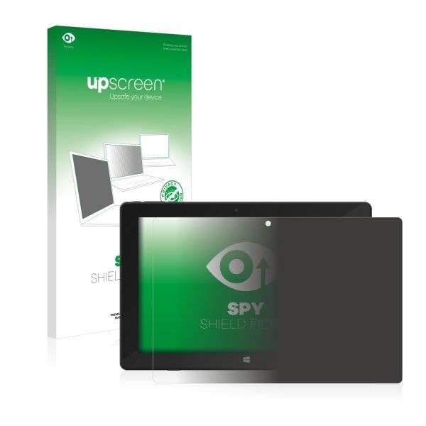 upscreen Spy Shield Filter Premium Blickschutzfilter für TrekStor Surftab Twin 10.1 (2015)