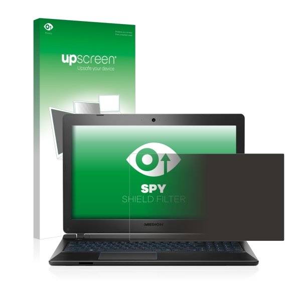 upscreen Spy Shield Filter Premium Blickschutzfilter für Medion Erazer P6689