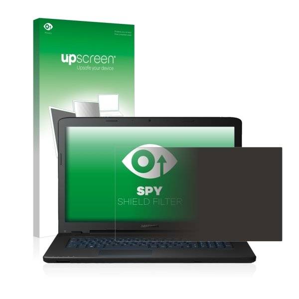 upscreen Spy Shield Filter Premium Blickschutzfilter für Medion Erazer P7651