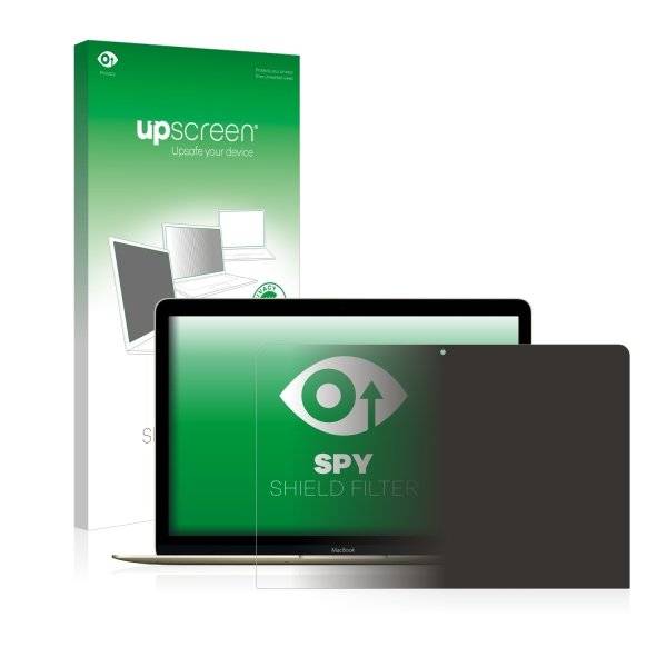 upscreen Spy Shield Filter Premium Blickschutzfilter für Apple MacBook Retina 12 (Anfang 2016)