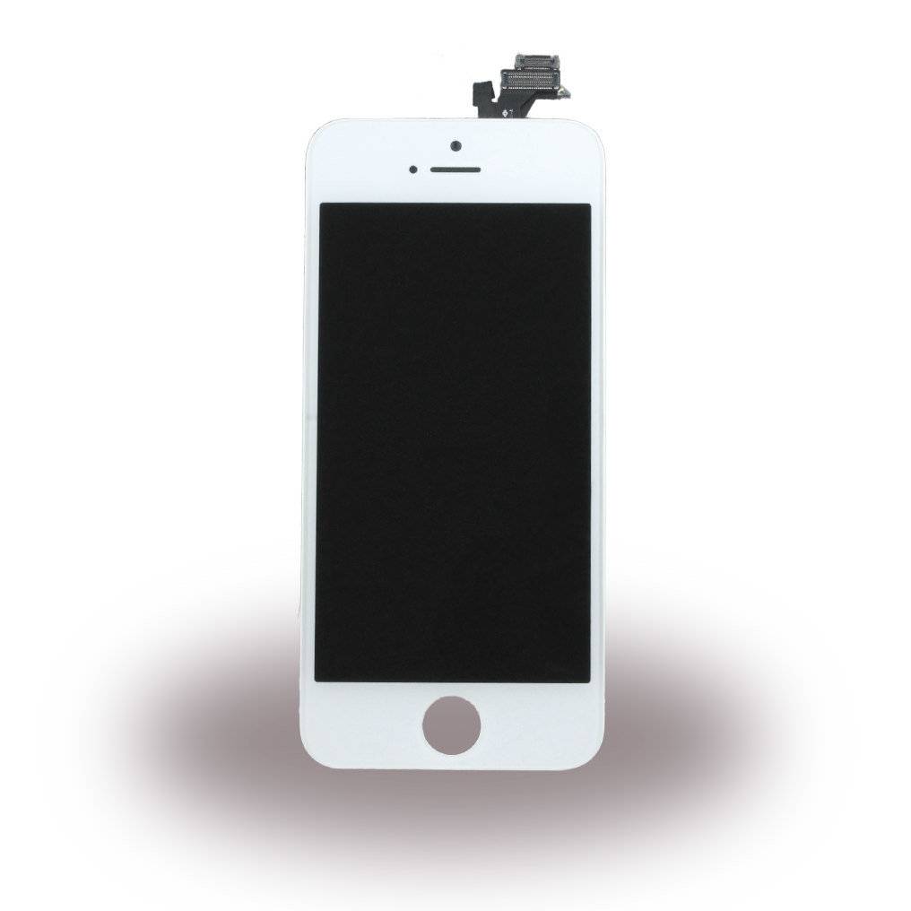 Apple iPhone 5 - Ersatzteil - Komplett LCD Display Modul inkl. Lichtsensor + Frontkamera - Weiss
