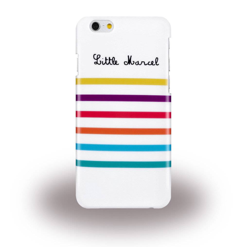 Little Marcel - Glam Multico - Hard Cover - Apple iPhone 6, 6s - Weiss