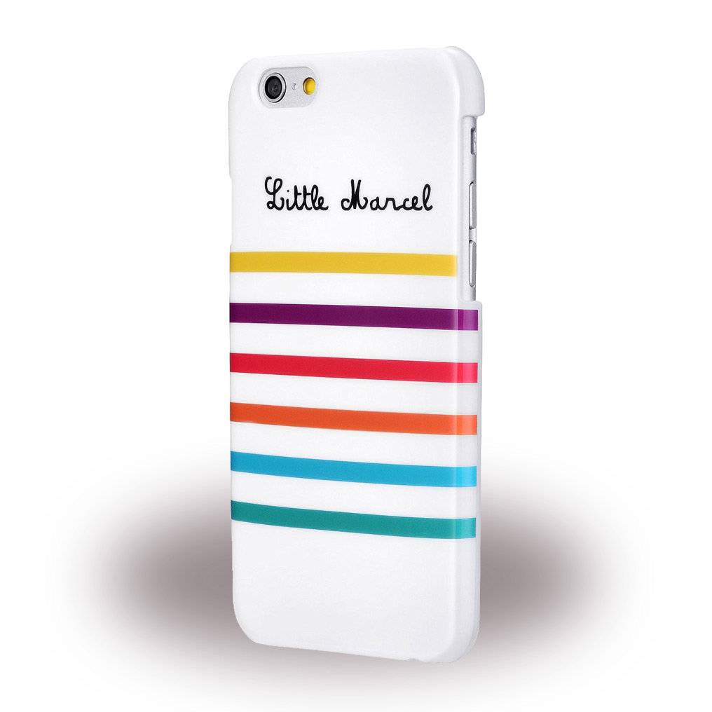 Little Marcel - Glam Multico - Hard Cover - Apple iPhone 6, 6s - Weiss
