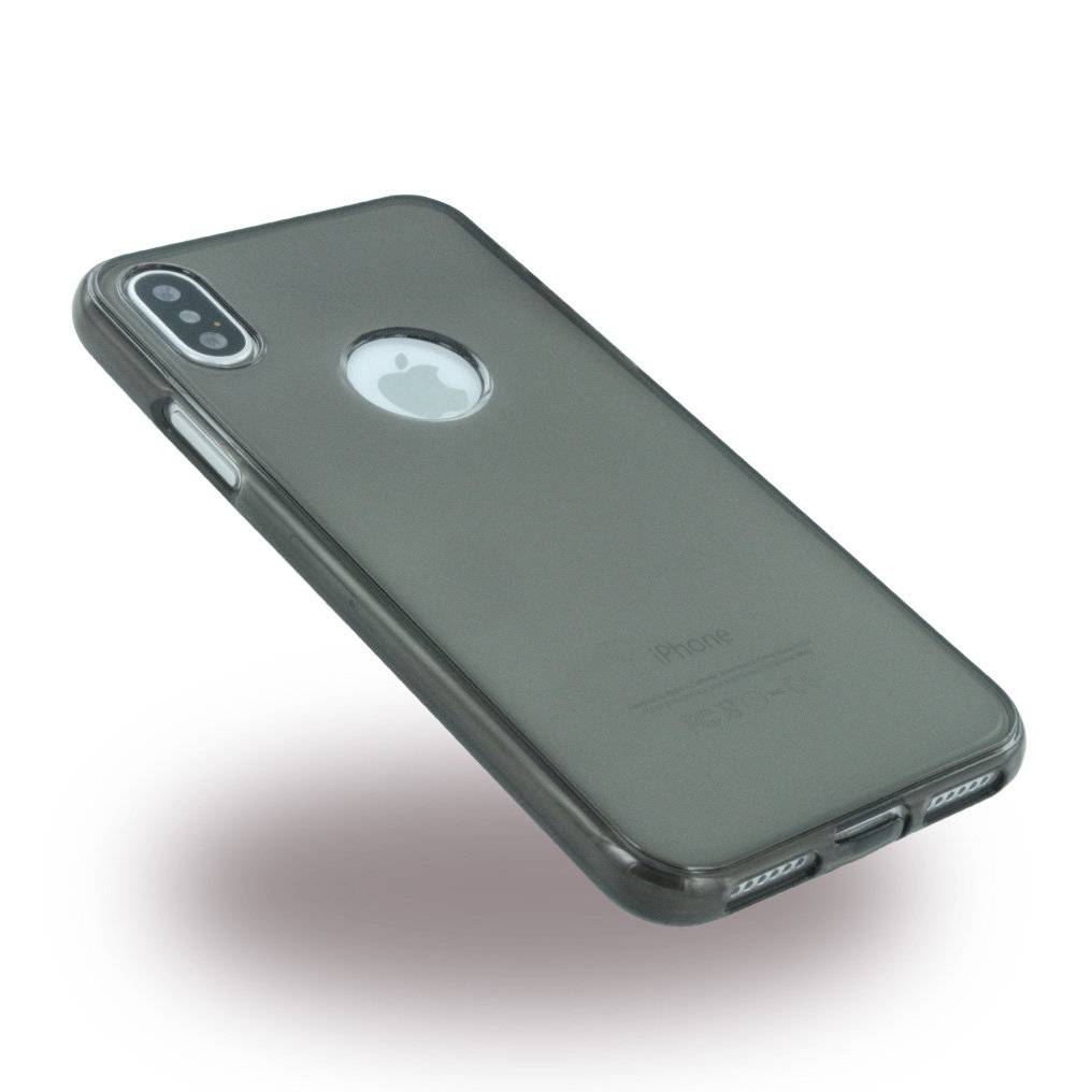 Ultra Dünn - Silikon Cover / Handyhülle - Apple iPhone X - Schwarz