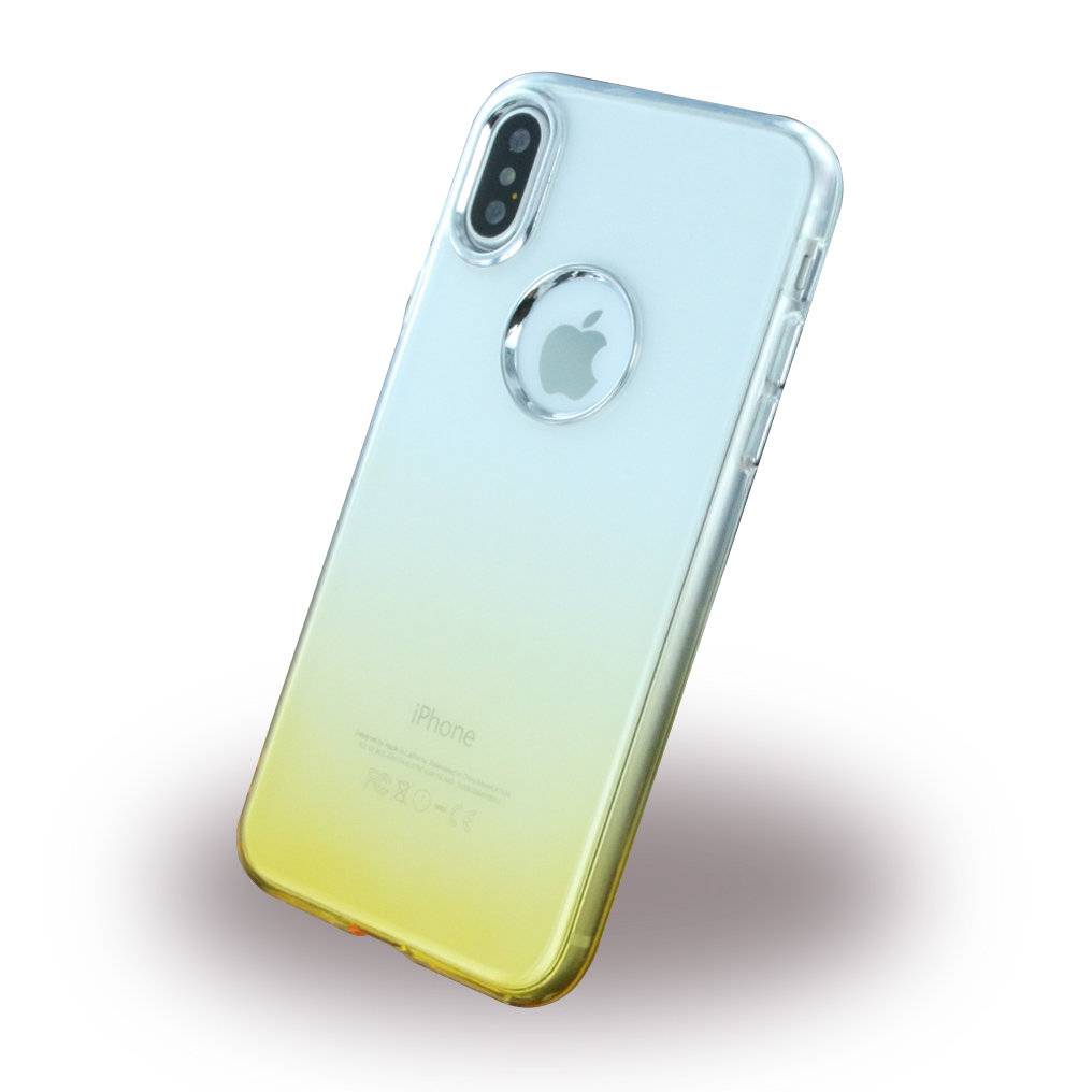 Ruber Soft - Silikon Case - Apple iPhone X - Gold