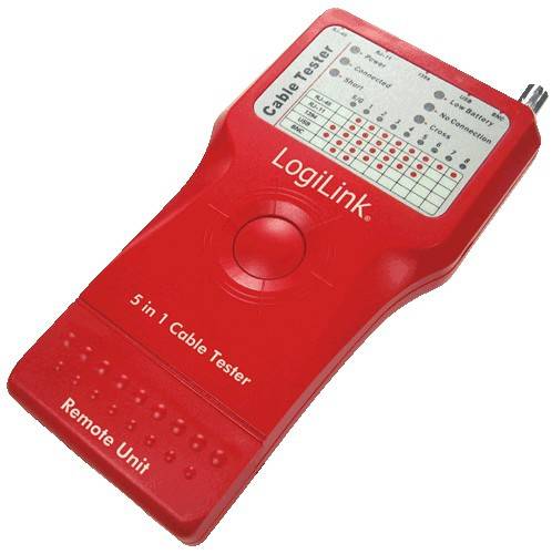 LogiLink 5 in 1 Cable Tester - Netzwerktester-Set