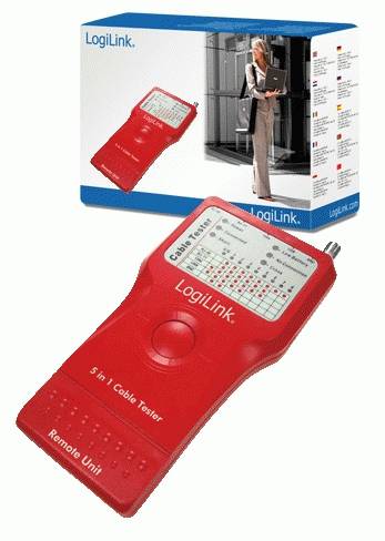 LogiLink 5 in 1 Cable Tester - Netzwerktester-Set