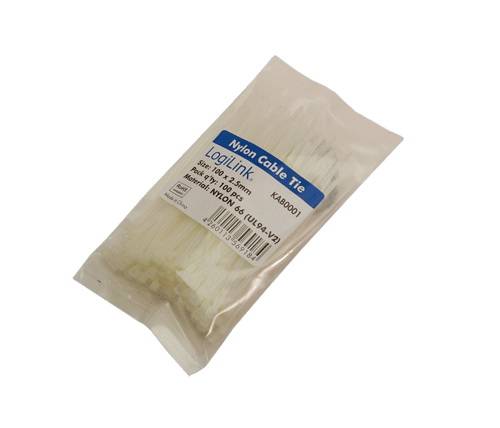 LogiLink - Kabelbinder - 10 cm (Packung mit 100)