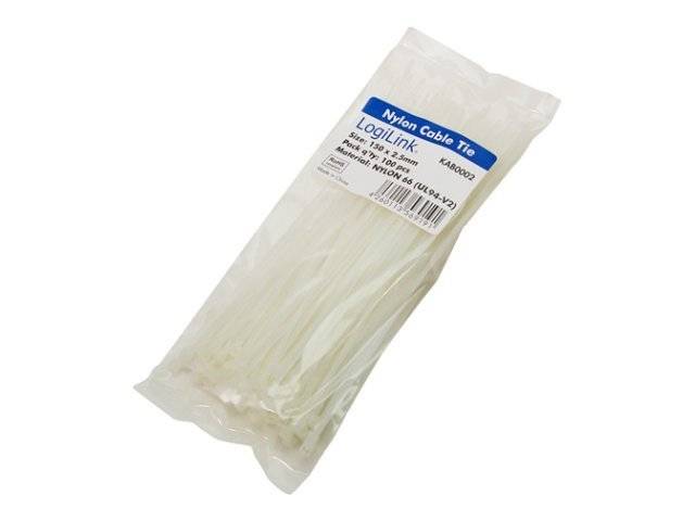LogiLink - Kabelbinder - 13 cm (Packung mit 100)