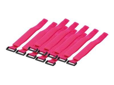 LogiLink - Kabelbinder - 50 cm - pink (Packung
