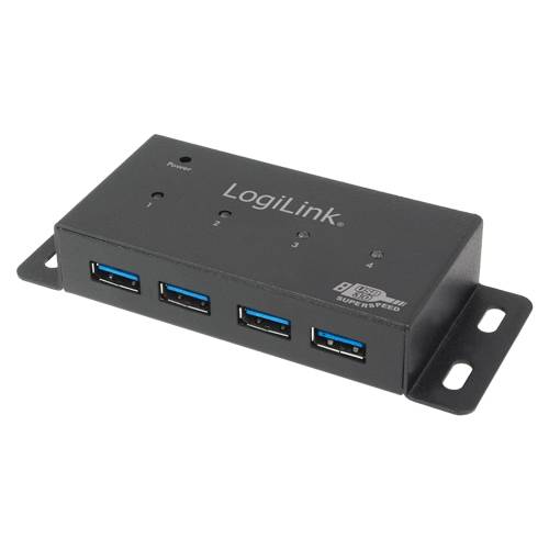 LogiLink USB 3.0 Hub 4-Port - Hub - 4 x SuperSpeed USB 3.0