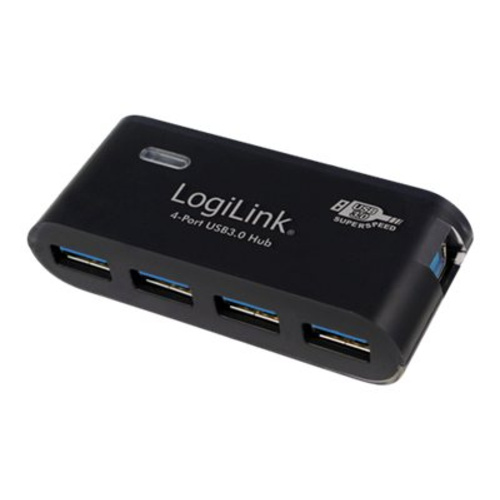LogiLink USB 3.0 Hub 4-Port - Hub - 4 x SuperSpeed USB 3.0