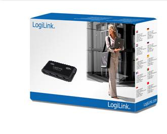 LogiLink USB 3.0 Hub 4-Port - Hub - 4 x SuperSpeed USB 3.0