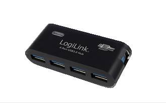 LogiLink USB 3.0 Hub 4-Port - Hub - 4 x SuperSpeed USB 3.0