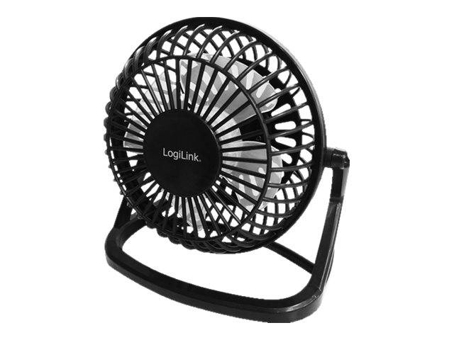 LogiLink - Lüfter - Tisch - USB - Schwarz