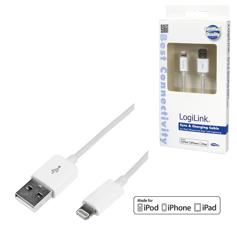 LogiLink - Lightning-Kabel - Lightning (M) bis USB (M)