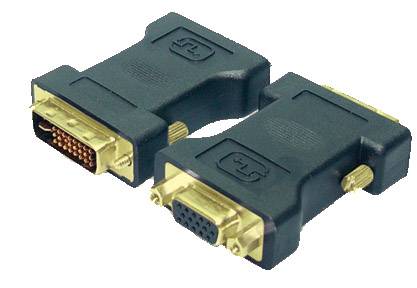LogiLink VGA-Adapter - DVI-I (M) zu HD-15 (VGA) - (W)