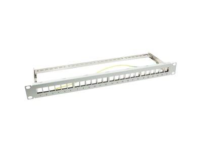 LogiLink - Patch Panel - RJ-45 X 24 - Hellgrau, RAL 7035