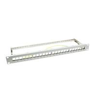 LogiLink - Patch Panel - RJ-45 X 24 - Hellgrau, RAL 7035