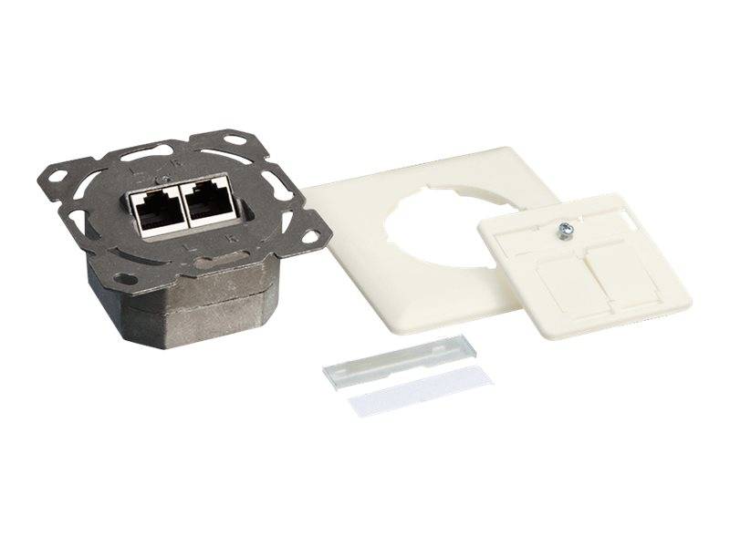 LogiLink - Anschlussdose, Unterputz - geeignet für Wandmontage