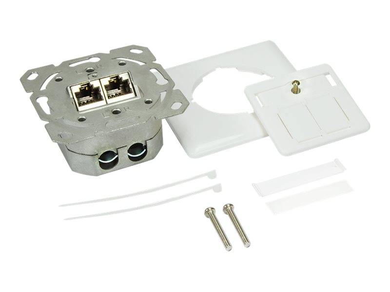 LogiLink - Anschlussdose, Unterputz - in Wand montierbar