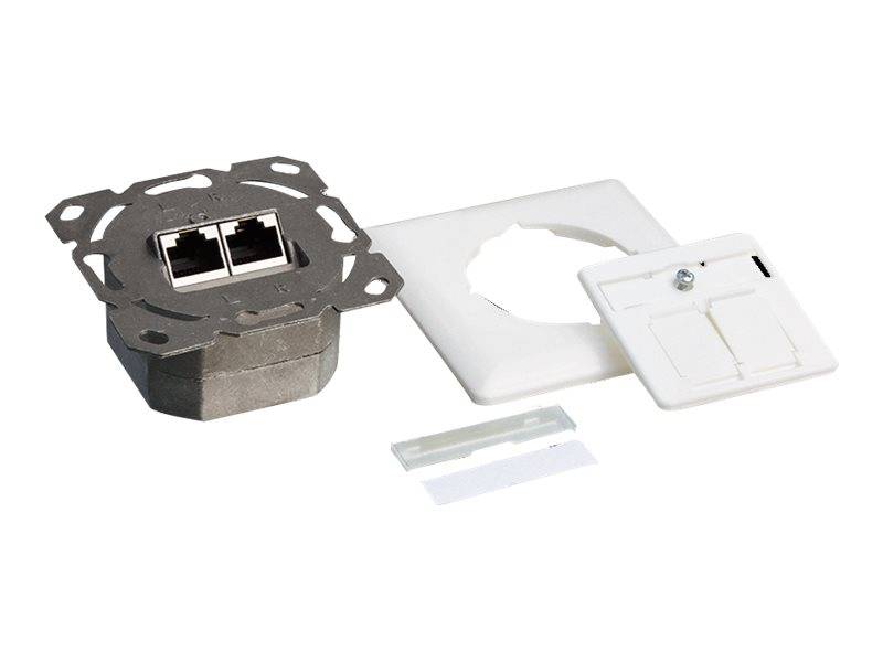 LogiLink - Anschlussdose, Unterputz - geeignet für Wandmontage