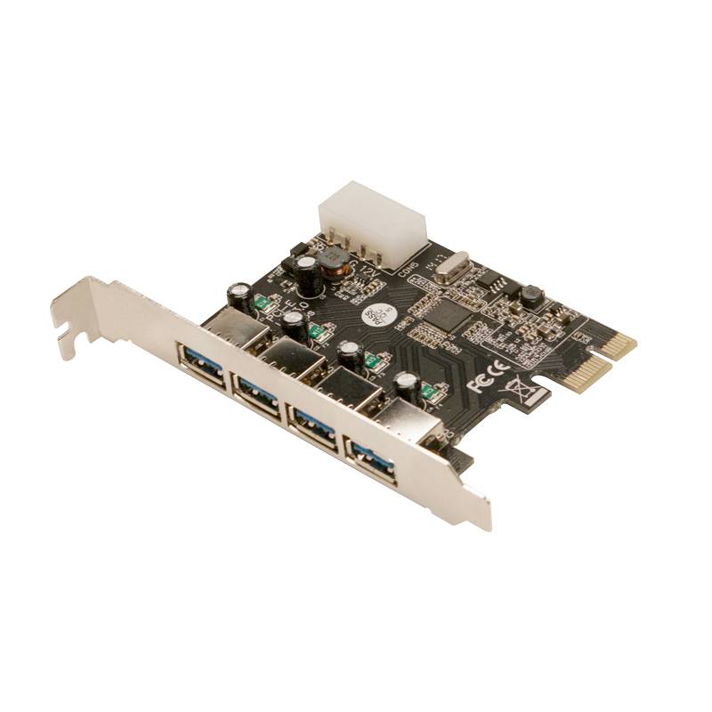 LogiLink USB 3.0 4-Port PCI Express Card - USB-Adapter