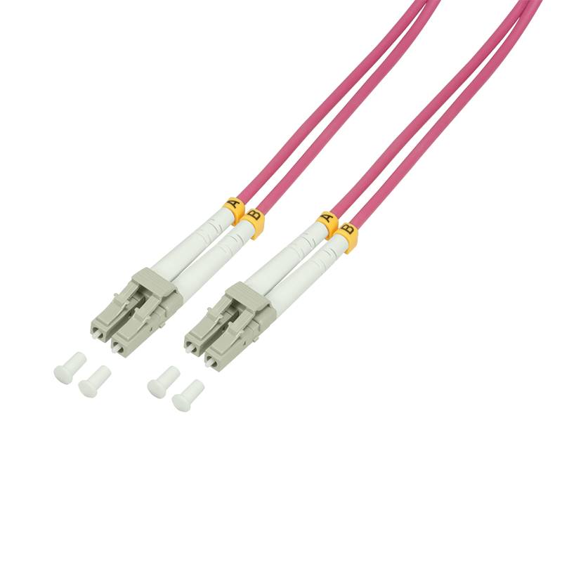 LogiLink Patch-Kabel - LC Multi-Mode (M) bis LC Multi-Mode (M) - 0.5 m - Glasfas
