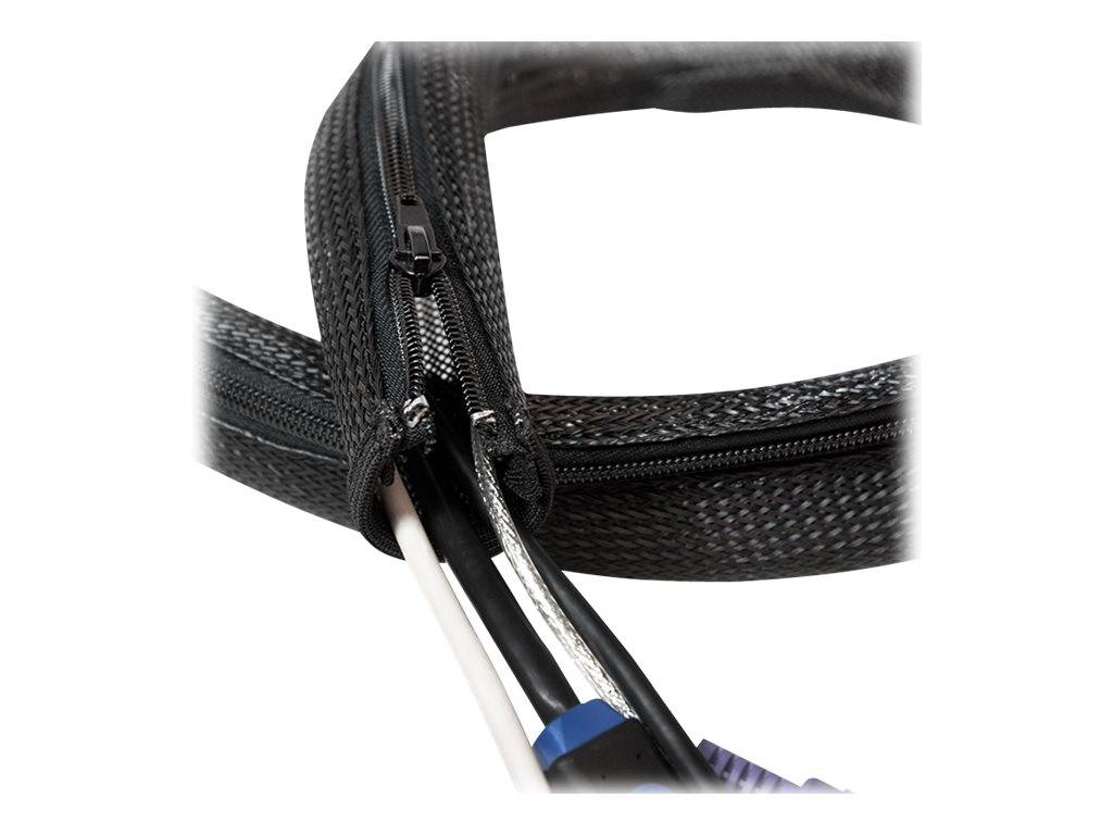 LogiLink - Kabelhüllen-Kit - Schwarz - 1 m