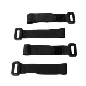 LogiLink Kabelbinder mit Klettverschluss - Kabelverbindung - 15 cm - Schwarz (Packung mit 10)