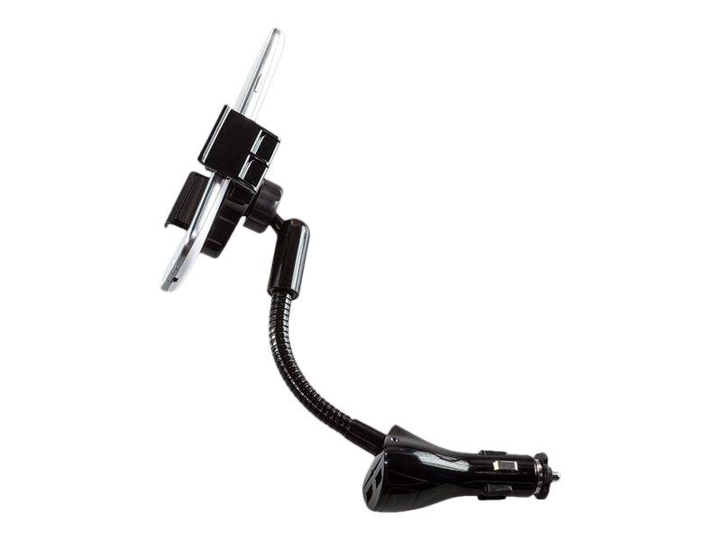 LogiLink Smartphone Kfz-Halterung - Auto-Netzteil - 15.5 Watt - 3.1 A - 2 Ausgabeanschlussstellen (USB)
