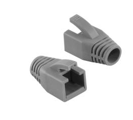 LogiLink - Netzwerk-Cable-Boots - Grau (Packung