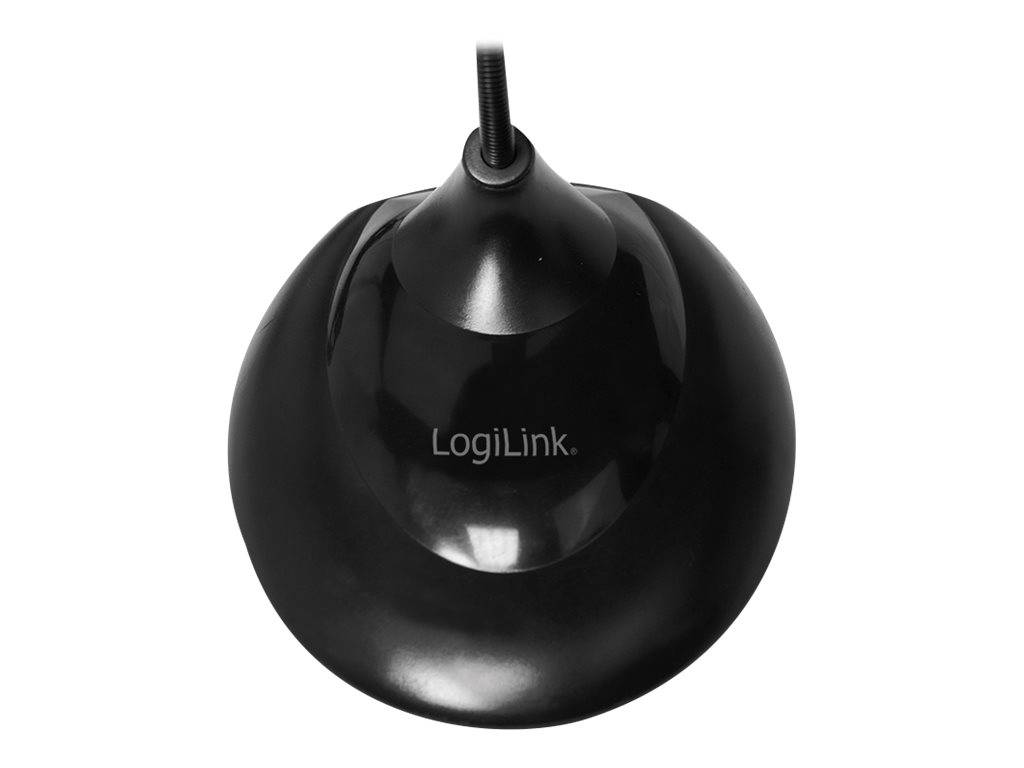 LogiLink Multimedia Microphone with Stand Foot and Flexible Neck