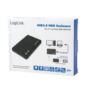 LogiLink - Speichergehäuse - 2.5"" (6.4 cm) - SATA 6Gb/s