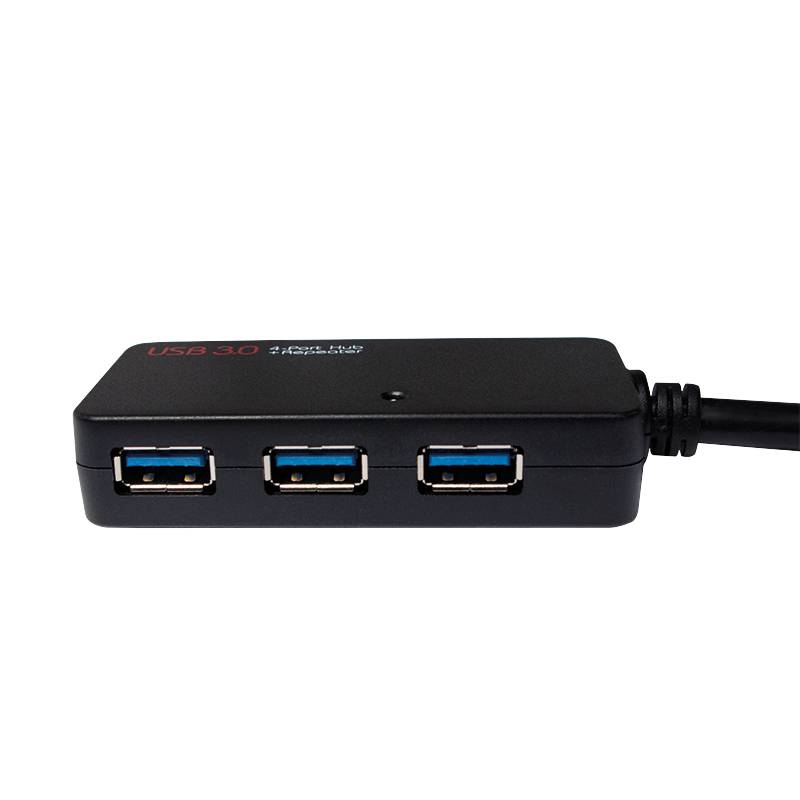 LogiLink USB 3.0 Active Repeater Cable up to 10m with 4-Port Hub