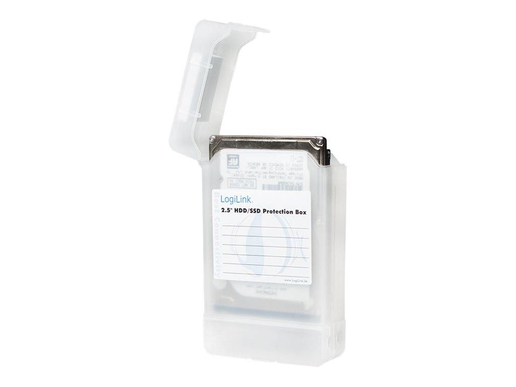 LogiLink - Festplattenlaufwerk-Schutzgehäuse - Kapazität: 2 Festplatten (2,5")