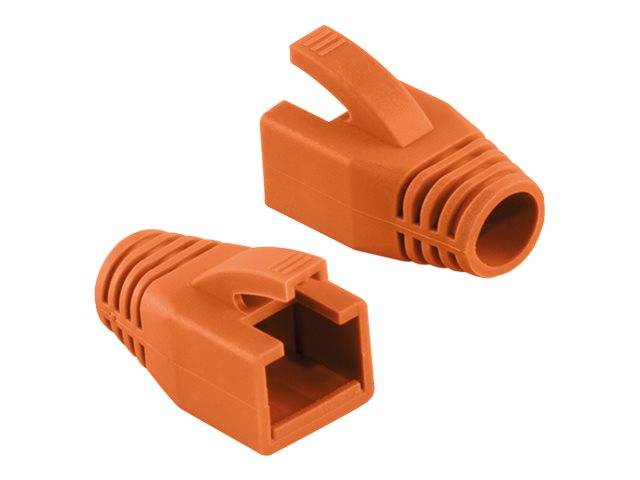 LogiLink - Netzwerk-Cable-Boots - orange (Packung mit 10)