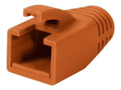 LogiLink - Netzwerk-Cable-Boots - orange (Packung mit 10)