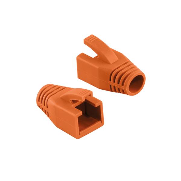 LogiLink - Netzwerk-Cable-Boots - orange (Packung mit 10)