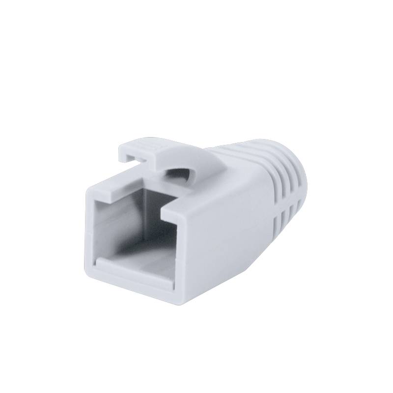 LogiLink Professional Knickschutztülle 8.0 mm, weiß, 50 Stück
