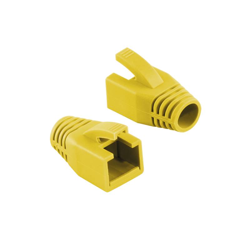 LogiLink Professional Knickschutztülle 8.0 mm, gelb, 50 Stück