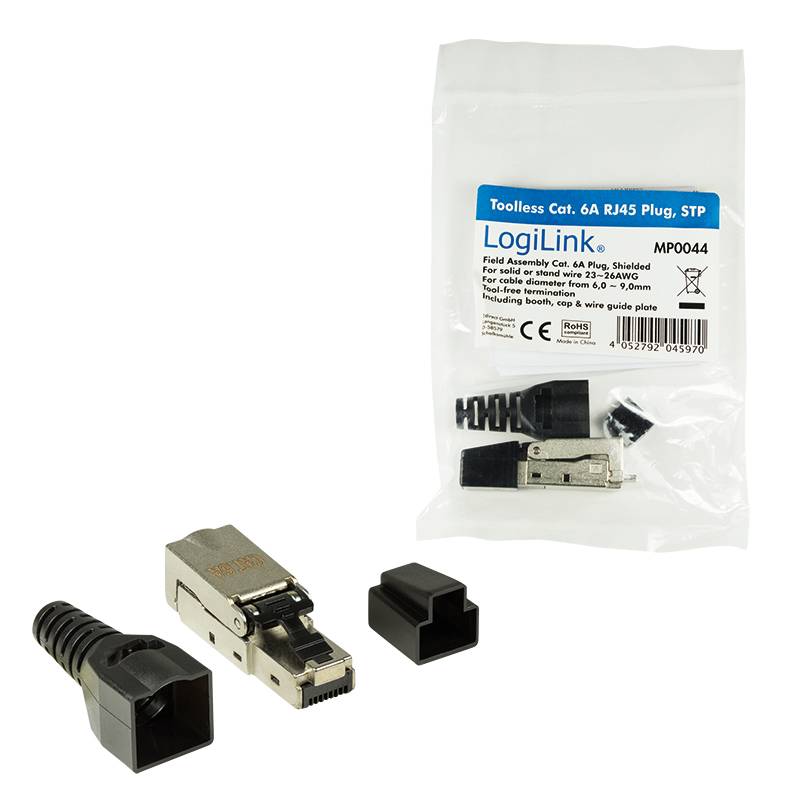 LogiLink EconLine - Netzwerkanschluss - RJ-45 (M)